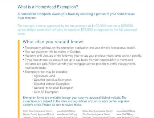 Homestead Exemption